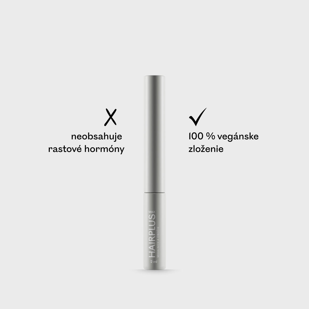 HAIRPLUS MAX mini 2 ml – sérum na rast mihalníc a obočia
