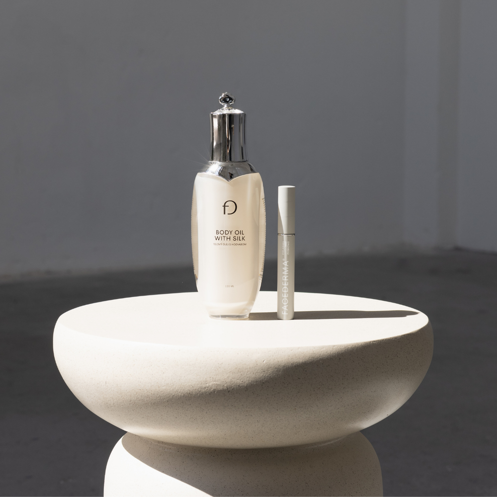 Ikonický Facederma set: HAIRPLUS MAX + Hodvábny olej