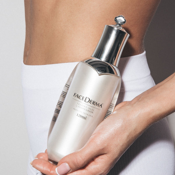 Telový olej s hodvábom na krk a dekolt