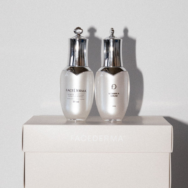 VIANOČNÝ REVITALIZAČNÝ SET: Sérum kyseliny hyalurónovej + Sérum s vitamínom A