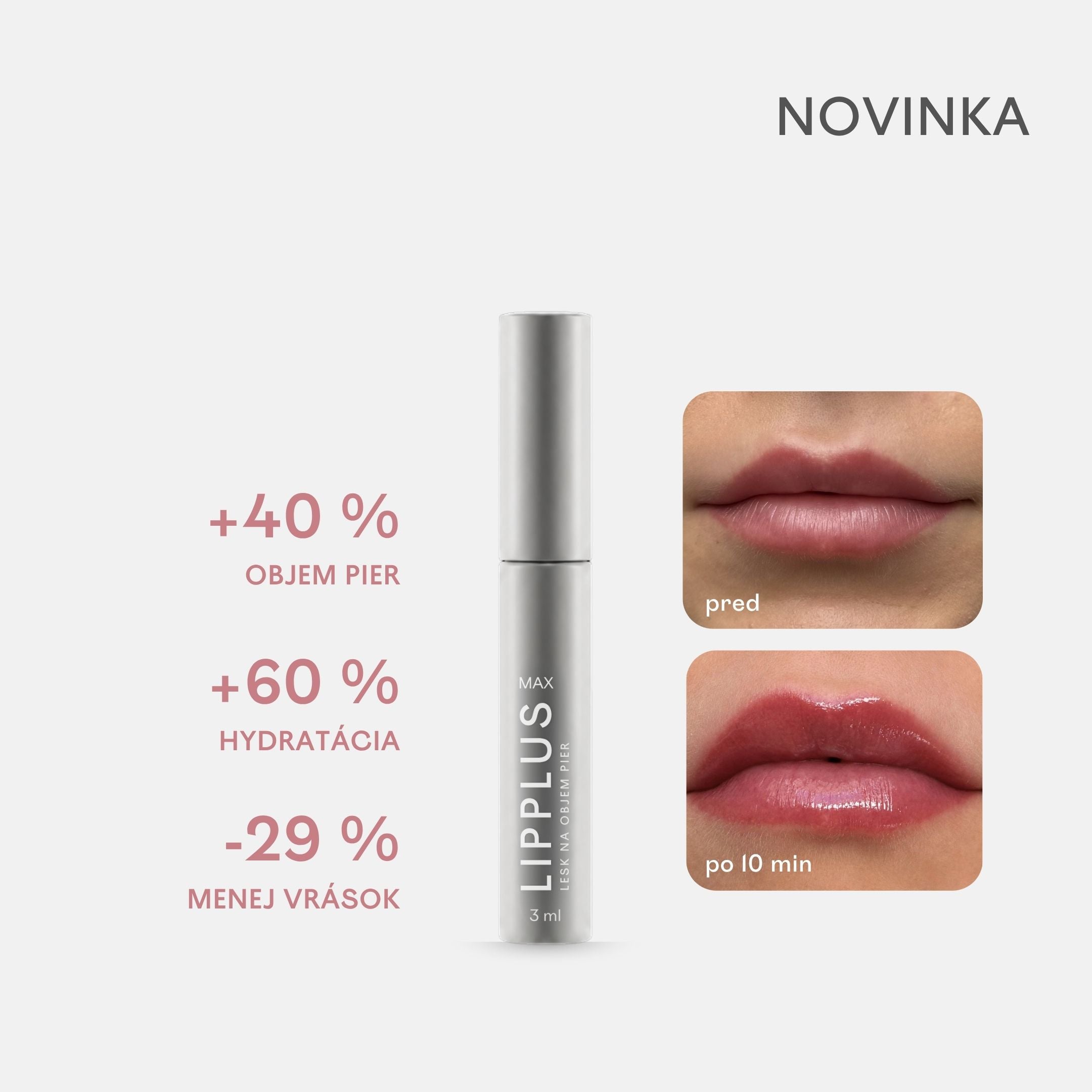 LIPPLUS MAX mini 3 ml - peptidové sérum na pery