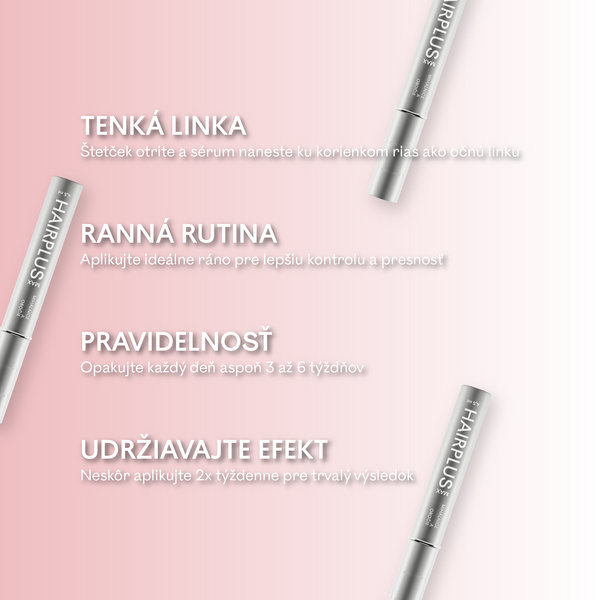 HAIRPLUS MAX 4,5 ml – sérum na rast mihalníc a obočia