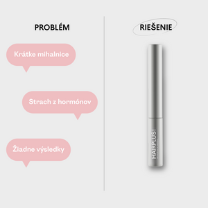 HAIRPLUS MAX mini 2 ml – sérum na rast mihalníc a obočia