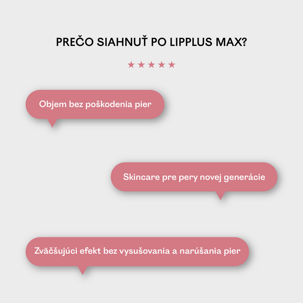 LIPPLUS MAX 5 ml – peptidové sérum na pery